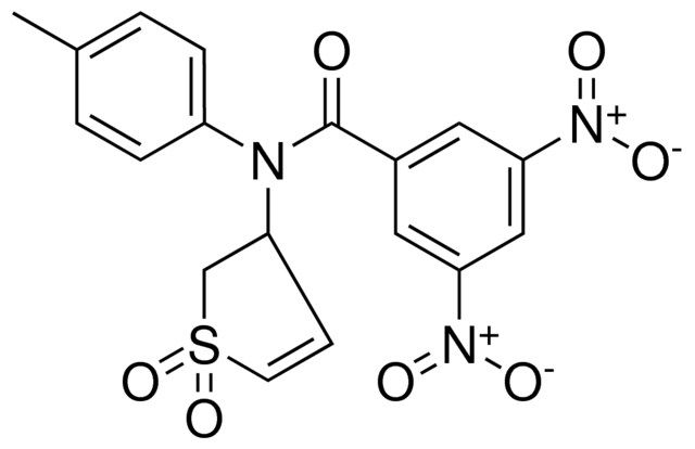 N-(1,1-DIOXO-2,3-DIHYDRO-1H-THIOPHEN-3-YL)-3,5-DINITRO-N-P-TOLYL-BENZAMIDE