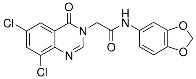 N-(1,3-BENZODIOXOL-5-YL)-2-(6,8-DICHLORO-4-OXO-3(4H)-QUINAZOLINYL)ACETAMIDE