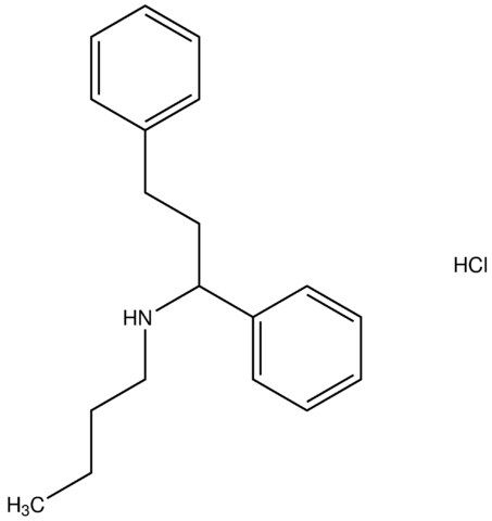 N-(1,3-diphenylpropyl)-1-butanamine hydrochloride