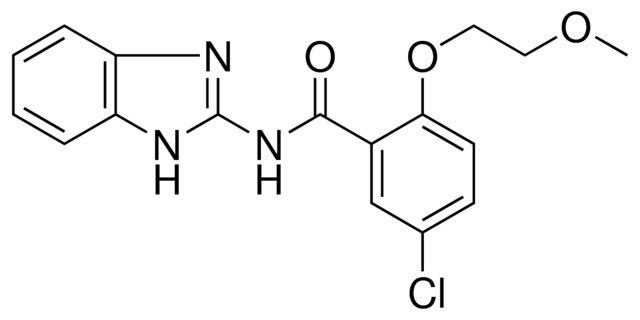 N-(1H-BENZIMIDAZOL-2-YL)-5-CHLORO-2-(2-METHOXYETHOXY)BENZAMIDE