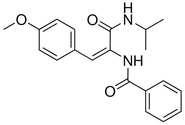 N-(1-ISOPROPYLCARBAMOYL-2-(4-METHOXY-PHENYL)-VINYL)-BENZAMIDE