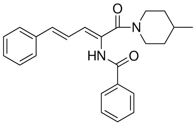 N-(1-(4-METHYL-PIPERIDINE-1-CARBONYL)-4-PHENYL-BUTA-1,3-DIENYL)-BENZAMIDE