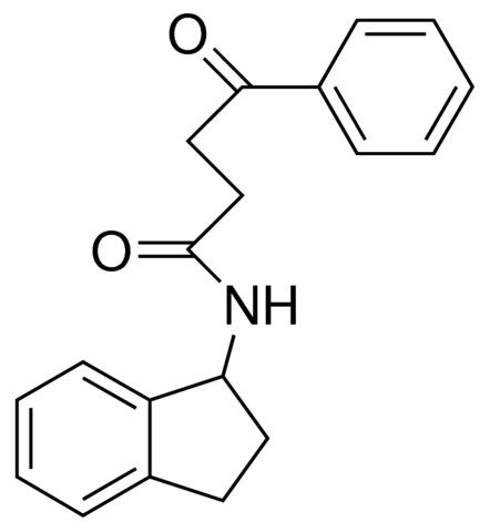 N-(1-INDANYL)-4-OXO-4-PHENYLBUTYRAMIDE