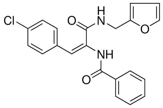 N-(2-(4-CHLORO-PHENYL)-1-((FURAN-2-YLMETHYL)-CARBAMOYL)-VINYL)-BENZAMIDE