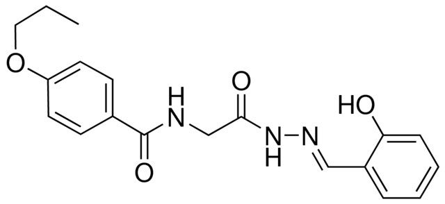 N-(2-(2-(2-HYDROXYBENZYLIDENE)HYDRAZINO)-2-OXOETHYL)-4-PROPOXYBENZAMIDE