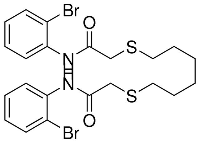 N-(2-BR-PH)-2-(6-((2-BR-PHENYLCARBAMOYL)-METHYLSULFANYL)-HEXYLSULFANYL)ACETAMIDE