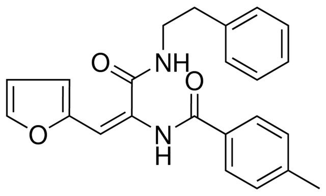 N-(2-FURAN-2-YL-1-PHENETHYLCARBAMOYL-VINYL)-4-METHYL-BENZAMIDE