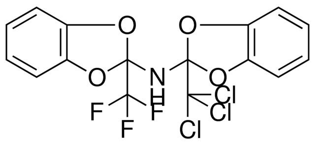 N-(2-(TRI-CL-ME)-1,3-BENZODIOXOL-2-YL)-2-(TRI-F-METHYL)-1,3-BENZODIOXOL-2-AMINE