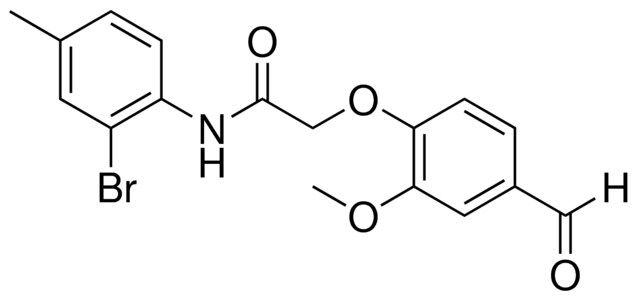 N-(2-BROMO-4-METHYL-PHENYL)-2-(4-FORMYL-2-METHOXY-PHENOXY)-ACETAMIDE