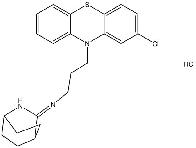 N-(2-azabicyclo[2.2.2]oct-3-ylidene)-3-(2-chloro-10H-phenothiazin-10-yl)-1-propanamine hydrochloride