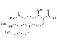 N<sup></sup>-Boc-N<sup>,,</sup>-tris(3-Boc-aminopropyl)-L-ornithine