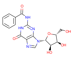 N<sup>2</sup>-Benzoylguanosine