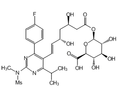 (Rosuvastatin acyl)--D-glucuronide