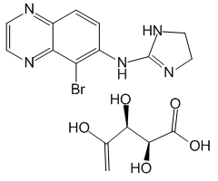 Brimonidine tartrate