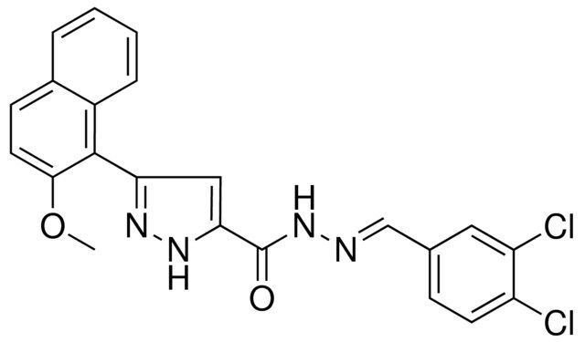 N'-[(E)-(3,4-DICHLOROPHENYL)METHYLIDENE]-3-(2-METHOXY-1-NAPHTHYL)-1H-PYRAZOLE-5-CARBOHYDRAZIDE