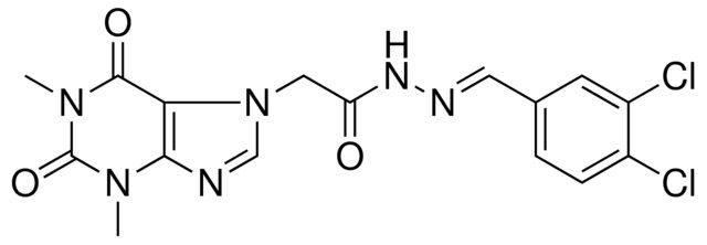 N'-[(E)-(3,4-DICHLOROPHENYL)METHYLIDENE]-2-(1,3-DIMETHYL-2,6-DIOXO-1,2,3,6-TETRAHYDRO-7H-PURIN-7-YL)ACETOHYDRAZIDE