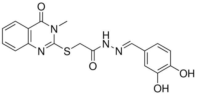 N'-[(E)-(3,4-DIHYDROXYPHENYL)METHYLIDENE]-2-[(3-METHYL-4-OXO-3,4-DIHYDRO-2-QUINAZOLINYL)SULFANYL]ACETOHYDRAZIDE