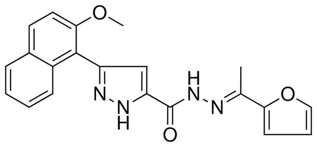 N'-[(E)-1-(2-FURYL)ETHYLIDENE]-3-(2-METHOXY-1-NAPHTHYL)-1H-PYRAZOLE-5-CARBOHYDRAZIDE