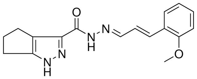 N'-[(E,2E)-3-(2-METHOXYPHENYL)-2-PROPENYLIDENE]-1,4,5,6-TETRAHYDROCYCLOPENTA[C]PYRAZOLE-3-CARBOHYDRAZIDE