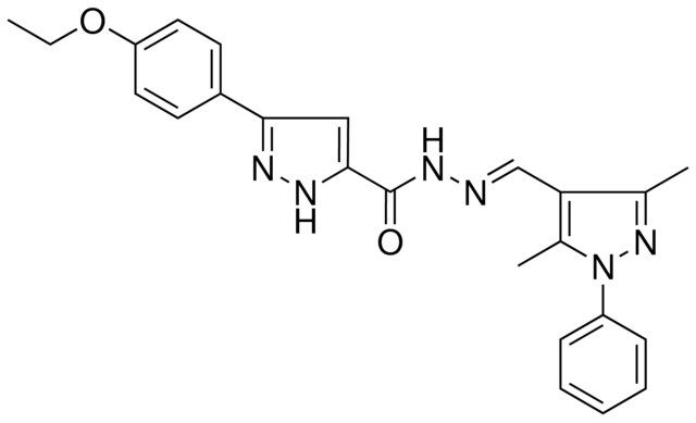 N'-[(E)-(3,5-DIMETHYL-1-PHENYL-1H-PYRAZOL-4-YL)METHYLIDENE]-3-(4-ETHOXYPHENYL)-1H-PYRAZOLE-5-CARBOHYDRAZIDE