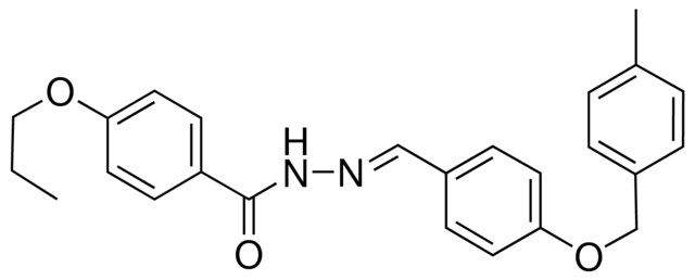 N'-(4-((4-METHYLBENZYL)OXY)BENZYLIDENE)-4-PROPOXYBENZOHYDRAZIDE