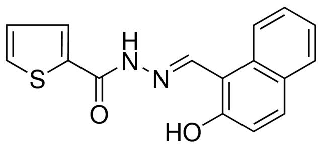 N'-((2-HYDROXY-1-NAPHTHYL)METHYLENE)-2-THIOPHENECARBOHYDRAZIDE