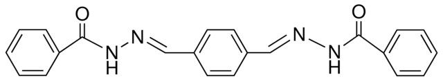 N'-((E)-{4-[(E)-(2-BENZOYLHYDRAZONO)METHYL]PHENYL}METHYLIDENE)BENZOHYDRAZIDE