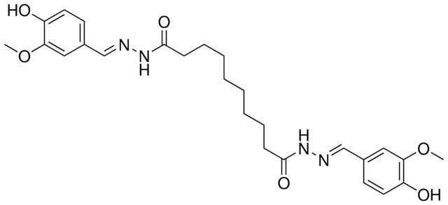 N'(1),N'(10)-BIS(4-HYDROXY-3-METHOXYBENZYLIDENE)DECANEDIHYDRAZIDE