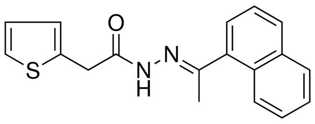 N'-(1-(1-NAPHTHYL)ETHYLIDENE)-2-(2-THIENYL)ACETOHYDRAZIDE