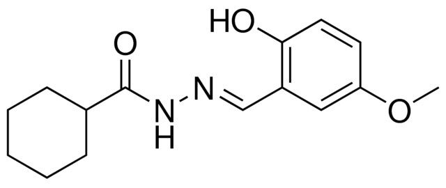 N'-(2-HYDROXY-5-METHOXYBENZYLIDENE)CYCLOHEXANECARBOHYDRAZIDE