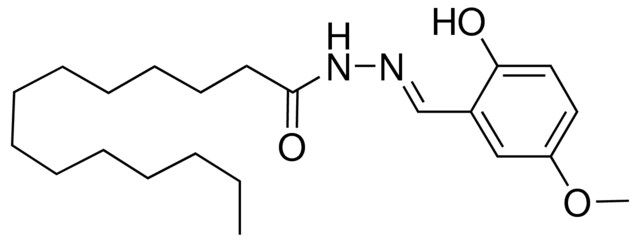 N'-(2-HYDROXY-5-METHOXYBENZYLIDENE)TETRADECANOHYDRAZIDE