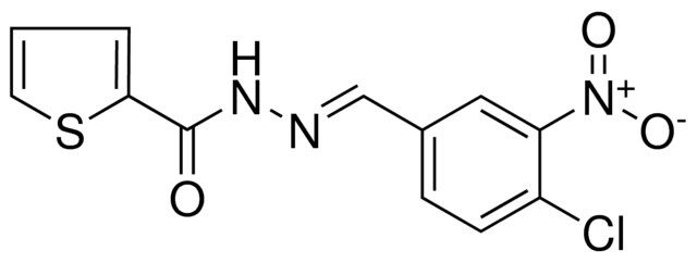 N'-(4-CHLORO-3-NITROBENZYLIDENE)-2-THIOPHENECARBOHYDRAZIDE