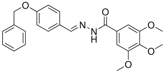 N'-(4-(BENZYLOXY)BENZYLIDENE)-3,4,5-TRIMETHOXYBENZOHYDRAZIDE