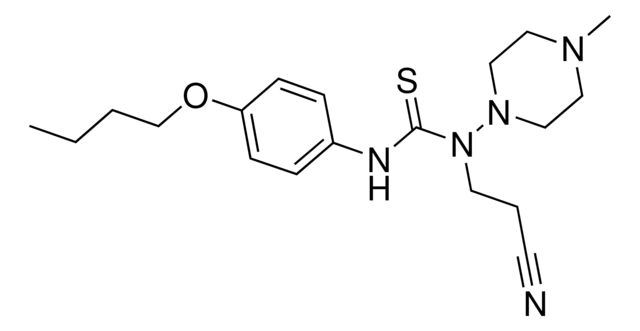 N-(4-Butoxyphenyl)-n-(2-cyanoethyl)-n-(4-methyl-1-piperazinyl)thiourea