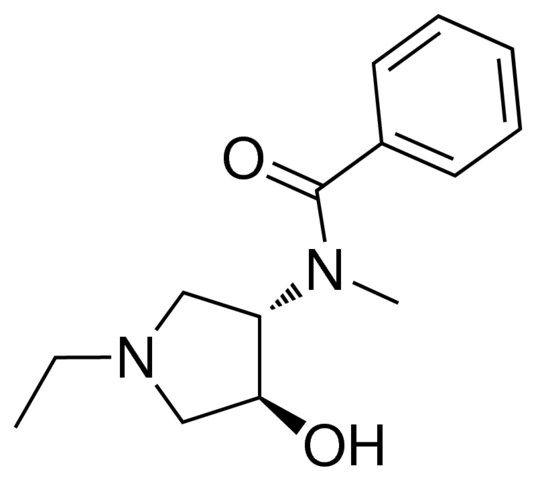 N-[(3S,4S)-1-ethyl-4-hydroxy-3-pyrrolidinyl]-N-methylbenzamide