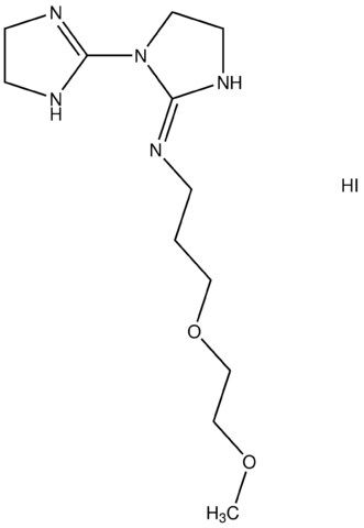 N-[(2E)-1-(4,5-Dihydro-1H-imidazol-2-yl)-2-imidazolidinylidene]-3-(2-methoxyethoxy)-1-propanamine hydroiodide