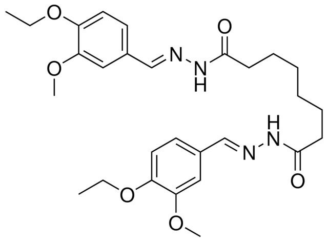 N'(1),N'(8)-BIS(4-ETHOXY-3-METHOXYBENZYLIDENE)OCTANEDIHYDRAZIDE