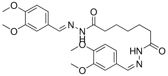 N'(1),N'(7)-BIS(3,4-DIMETHOXYBENZYLIDENE)HEPTANEDIHYDRAZIDE