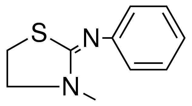 N-[(2E)-3-methyl-1,3-thiazolidin-2-ylidene]aniline