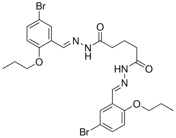 N'(1),N'(5)-BIS(5-BROMO-2-PROPOXYBENZYLIDENE)PENTANEDIHYDRAZIDE