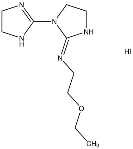 N-[(2E)-1-(4,5-dihydro-1H-imidazol-2-yl)-2-imidazolidinylidene]-2-ethoxyethanamine hydroiodide