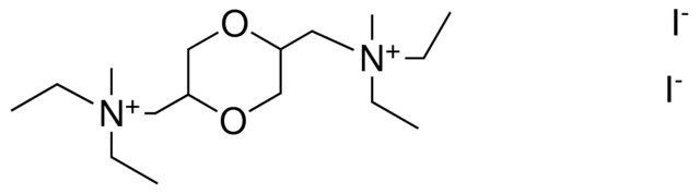 N-[(5-{[DIETHYL(METHYL)AMMONIO]METHYL}-1,4-DIOXAN-2-YL)METHYL]-N-ETHYL-N-METHYLETHANAMINIUM DIIODIDE