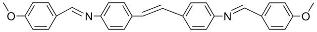 N-[(E)-(4-METHOXYPHENYL)METHYLIDENE]-N-{4-[(E)-2-(4-{[(E)-(4-METHOXYPHENYL)METHYLIDENE]AMINO}PHENYL)ETHENYL]PHENYL}AMINE