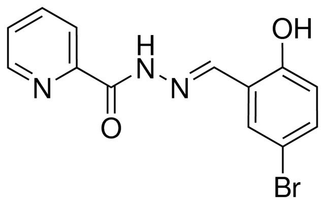 N'-(5-BROMO-2-HYDROXYBENZYLIDENE)-2-PYRIDINECARBOHYDRAZIDE