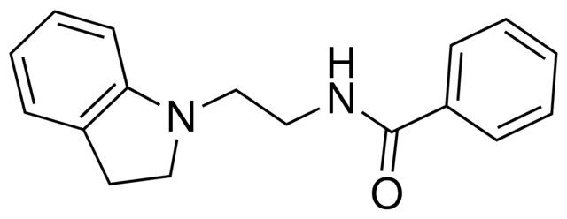 N-[2-(2,3-dihydro-1H-indol-1-yl)ethyl]benzamide