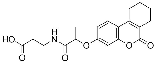 N-{2-[(6-OXO-7,8,9,10-TETRAHYDRO-6H-BENZO[C]CHROMEN-3-YL)OXY]PROPANOYL}-BETA-ALANINE