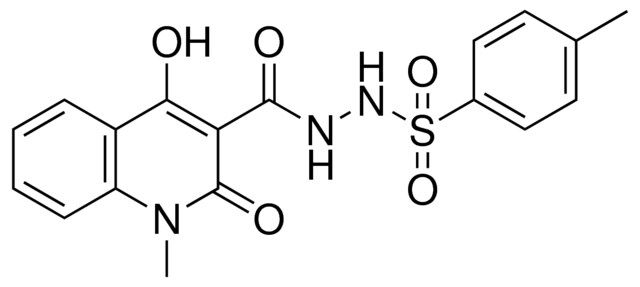 N'-[(4-HYDROXY-1-METHYL-2-OXO-1,2-DIHYDRO-3-QUINOLINYL)CARBONYL]-4-METHYLBENZENESULFONOHYDRAZIDE