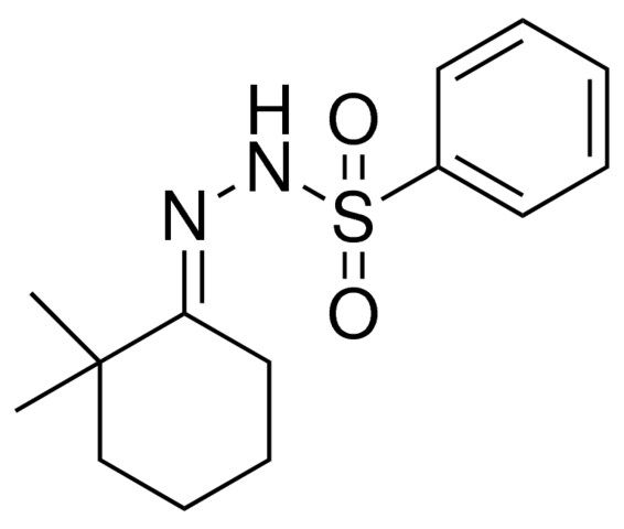 N'-[(1E)-2,2-DIMETHYLCYCLOHEXYLIDENE]BENZENESULFONOHYDRAZIDE