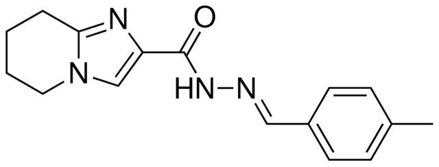 N'-[(4-METHYLPHENYL)METHYLIDENE]-5,6,7,8-TETRAHYDROIMIDAZO[1,2-A]PYRIDINE-2-CARBOHYDRAZIDE