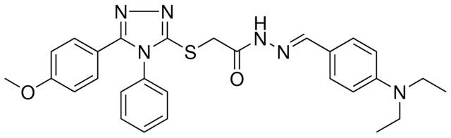 N'-{(E)-[4-(DIETHYLAMINO)PHENYL]METHYLIDENE}-2-{[5-(4-METHOXYPHENYL)-4-PHENYL-4H-1,2,4-TRIAZOL-3-YL]SULFANYL}ACETOHYDRAZIDE